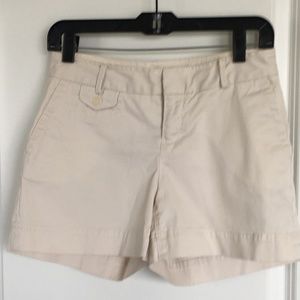 Banana Republic Stretch-Cotton Khaki Shorts